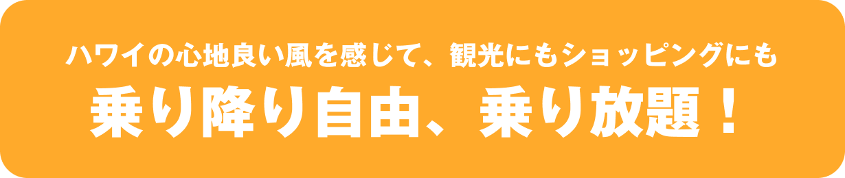 LeaLeaトロリー トロリー停留所数ハワイNo.1宣言！